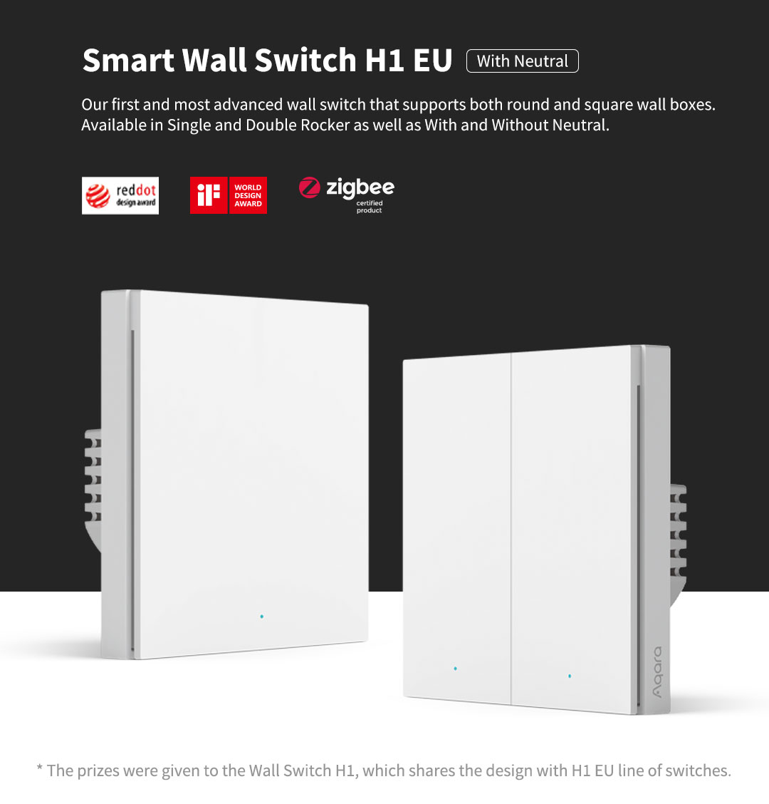 Smart Wall Switch H1 EU (With Neutral)